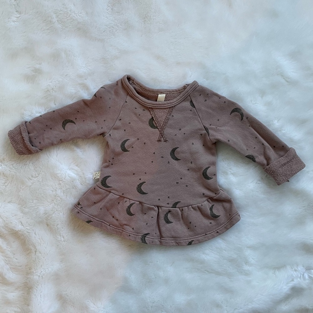 CHILDHOODS CLOTHING PEPLUM CREW, 0-3 Months